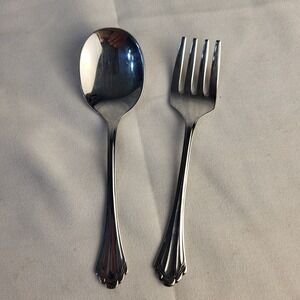 2 pc Vintage Community Stainless  Children's Spoon & Fork Set